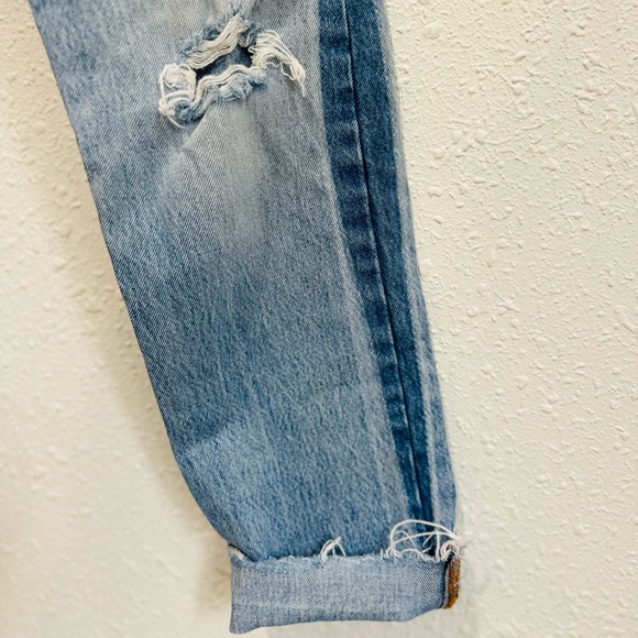 Levi’s 501 premium button fly denim jeans distressed 26x28 - Picture 4 of 7